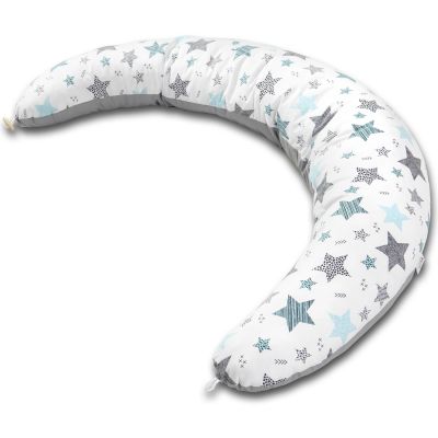 Perna gravide 200x35 cm cu husa detasabila Kidizi Hanna All Mint Stars