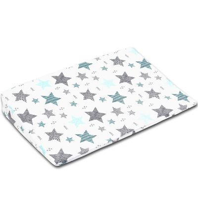 Perna antireflux cu husa detasabila bumbac 40x59 cm Kidizi All Mint Stars