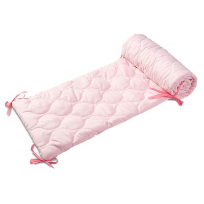 Aparatoare matlasata pentru patut 120x60 cm Kidizi Pink Deluxe