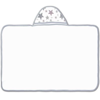 Prosop copii multifunctional cu gluga 0-4 ani Kidizi All Pink Stars