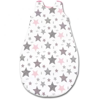 Sac de dormit copii 0-18 luni Kidizi All Pink Stars, 2,5 tog