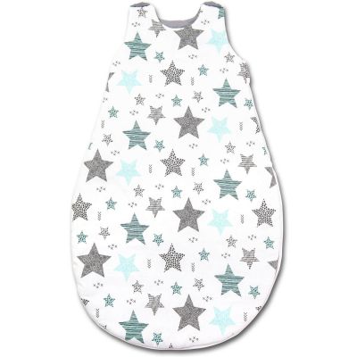 Sac de dormit copii 0-18 luni Kidizi All Mint Stars, 2,5 tog