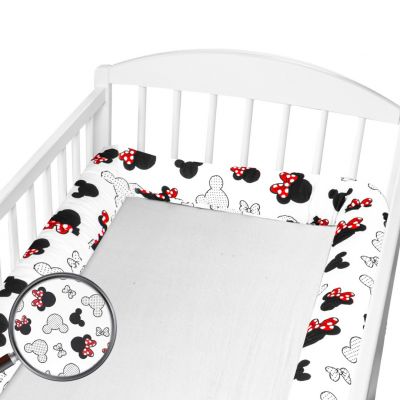Set 2 aparatori laterale pentru patut tip rulou Kidizi Minnie