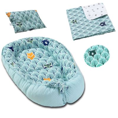Set 4 piese Bebe Nou-Nascut Kidizi Animal Mint