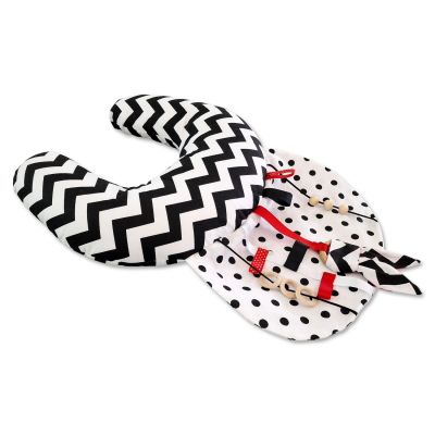 Perna activitati bebe Kidizi Tummy Time Red Black White 0+ luni