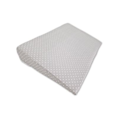 Perna antireflux cu husa detasabila bumbac 40x59 cm Kidizi Grey Dots