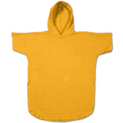 Prosop plaja - Poncho copii din muselina absorbanta Kidizi Curry 6-18 luni