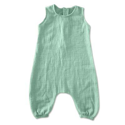 Salopeta copii oversize din muselina fara maneci Kidizi Maty mint 2-3 ani