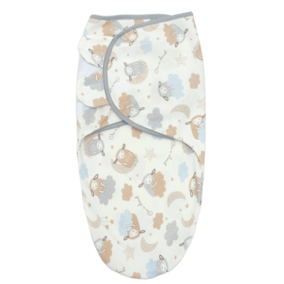 Sistem de infasat reglabil 0-3 luni Kidizi On a Cloud Pastel, bumbac 100%, 0.5 TOG