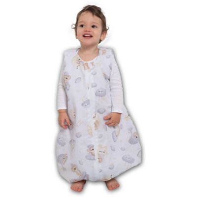 Sac de dormit cu picioare pentru copii 18-36 luni Kidizi Koala Dreams 0.5 tog, mansete transformabile in soseta