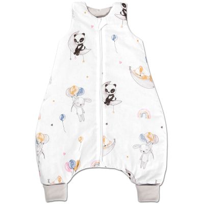 Sac de dormit cu picioare pentru copii 6-18 luni Kidizi Sweet Dreams 0.5 tog, mansete transformabile in soseta