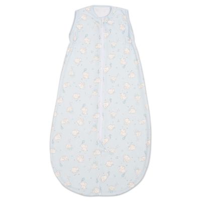 Sac dormit copii de vara 0-18 luni Kidizi Elefun Blue, 80 cm, 0.5 tog