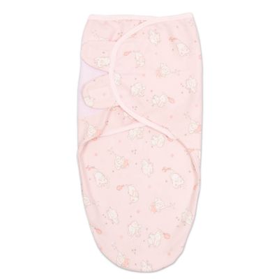 Sistem de infasat reglabil 0-3 luni din bumbac Kidizi Elefun pink, 0.5 TOG