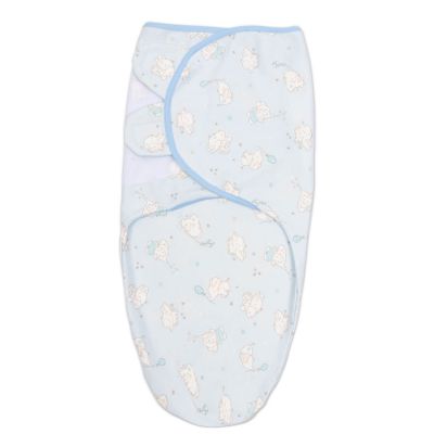 Sistem de infasat reglabil 0-3 luni din bumbac Kidizi Elefun blue, 0.5 TOG
