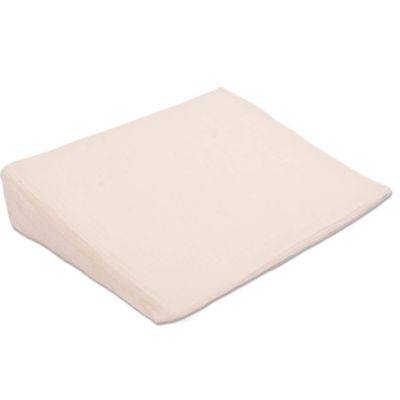 Perna antireflux cu husa din muselina detasabila 30x38 cm Kidizi Ivory, bumbac 100%