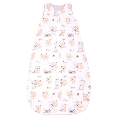 Sac de dormit de vara pentru copii  18-36 luni Kidizi Best Friends, bumbac 100%, 0.5 tog