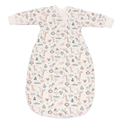 Sac de dormit cu maneci din bumbac flausat Kidizi Safari,12-18  luni,  1 tog