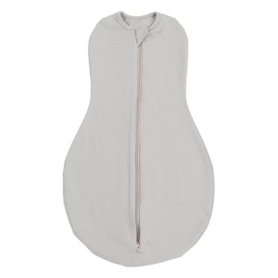 Sistem de infasat cu fermoar dublu Kidizi SnugPod Grey M, pentru bebelusi cu greutate de 3.8-7 kg, 0.5 tog