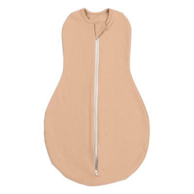 Sistem de infasat cu fermoar dublu Kidizi SnugPod Peach M, pentru bebelusi cu greutate de  3.8-7 kg, 0.5 tog
