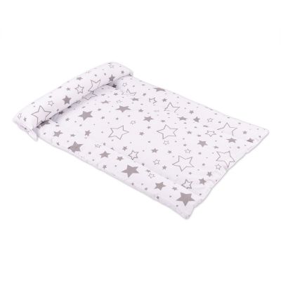 Salteluta impermeabila pentru masuta de infasat din bumbac Kidizi Galaxy Grey