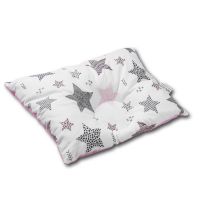 Perna bebelusi contra plagiocefaliei si pentru formarea corecta a capului Kidizi 30x25 cm Pink Stars