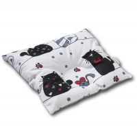 Perna bebelusi contra plagiocefaliei si pentru formarea corecta a capului Kidizi 30x25 cm Happy Kitten