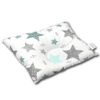 Perna bebelusi contra plagiocefaliei si pentru formarea corecta a capului Kidizi 35x27 cm All Mint Stars