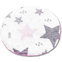 Perna anticolici cu samburi de cirese Kidizi Pink Stars, roz, 19 cm