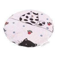 Perna anticolici cu samburi de cirese Kidizi Happy Kitten, gri, 19 cm