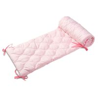 Aparatoare matlasata pentru patut 120x60 cm Kidizi Pink Deluxe