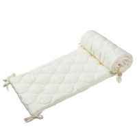 Aparatoare matlasata pentru patut 120x60 cm Kidizi Ecru Deluxe