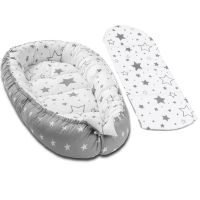 Salteluta suplimentara impermeabila pentru babynest 90x50 Kidizi Galaxy Grey