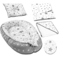 Set 5 piese Bebe Nou-Nascut Kidizi Galaxy Grey