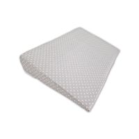 Perna antireflux cu husa detasabila bumbac 40x59 cm Kidizi Grey Dots