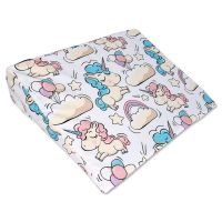 Perna antireflux cu husa bumbac detasabila 30x38 cm Kidizi Beige Unicorn
