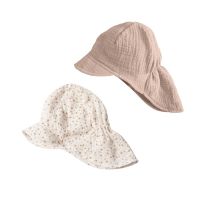 Set 2 sepci din muselina dubla Kidizi Maitre 1-3 ani, Tiny Flowers Natur