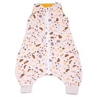 Sac de dormit cu picioare de vara din muselina 6-18 luni Kidizi Stone, 0.5 tog