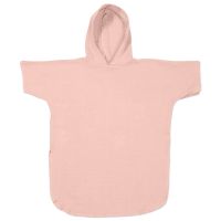 Prosop plaja - Poncho copii din muselina absorbanta Kidizi Light Pink 6-18 luni