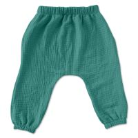 Pantaloni lungi copii din muselina tip salvari Kidizi Sima ocean 1-2 ani