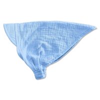 Bandana copii din muselina ajustabila cu cozoroc Surya sky 3-6 ani