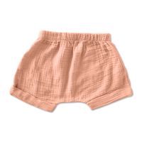Pantaloni scurti din muselina dubla Kidizi Zuma 6-12 luni salmon