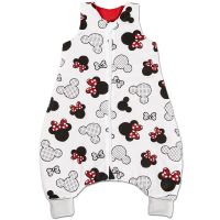 Sac de dormit cu picioare pentru copii 6-18 luni Kidizi Minnie 1 tog, mansete transformabile in soseta