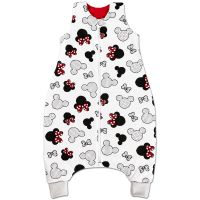 Sac de dormit cu picioare pentru copii 18-36 luni Kidizi Minnie 0.5 tog, mansete transformabile in soseta