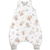 Sac de dormit cu picioare pentru copii 6-18 luni Kidizi Koala Dreams 0.5 tog, mansete transformabile in soseta