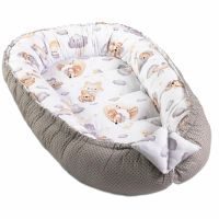 Cosulet bebelus pentru dormit Kidizi Baby Nest Cocoon 90x50 cm Koala Dreams