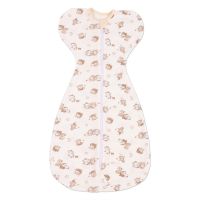 Sistem de infasat cu fermoar dublu Kidizi Swaddel Confort Orso 0-4 luni, 100% bumbac, 0.5 tog