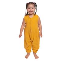 Sac de dormit copii de vara din muselina dubla cu picioare 18-36 luni Kidizi Curry 0.3 tog