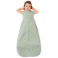 Sac de dormit de vara pentru copii din muselina dubla 18-36 luni Kidizi mint, bumbac 100%, 0.3 tog