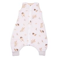 Sac de dormit cu picioare de vara din muselina 6-18 luni Kidizi Birdy, 0.5 tog