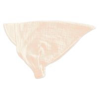 Bandana copii din muselina ajustabila cu cozoroc Surya ivory 3-6 ani